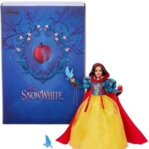 Disney Snow White Doll in Red and Yellow Gown